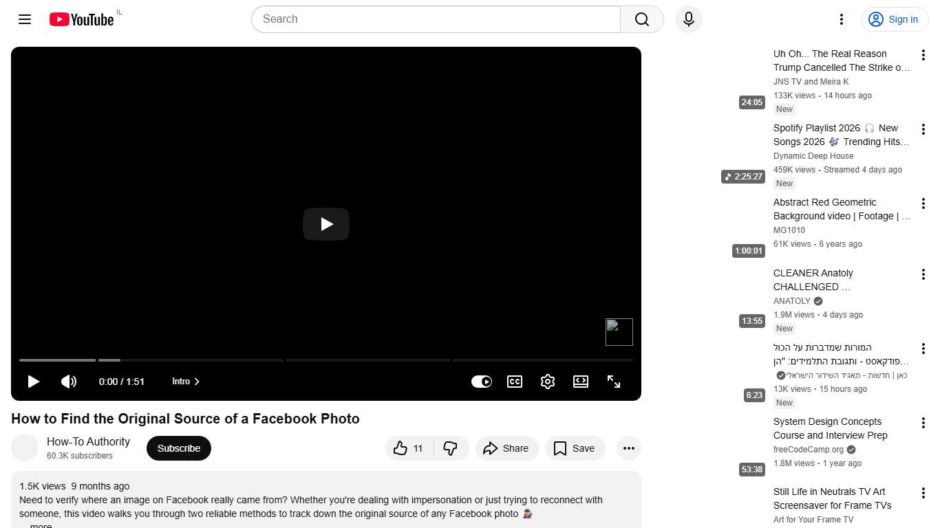 How to Find the Original Source of a Facebook Photo - YouTube