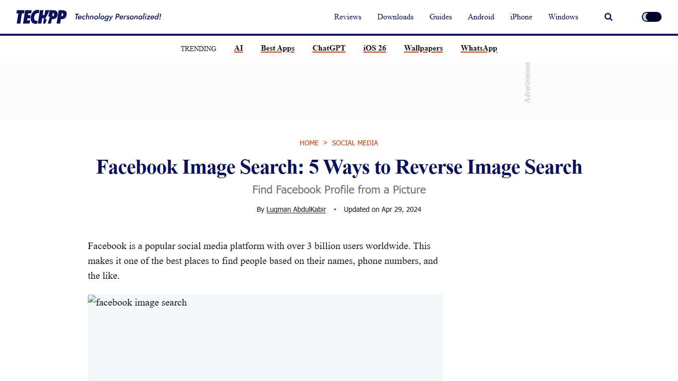 Facebook Image Search: 5 Ways to Reverse Image Search